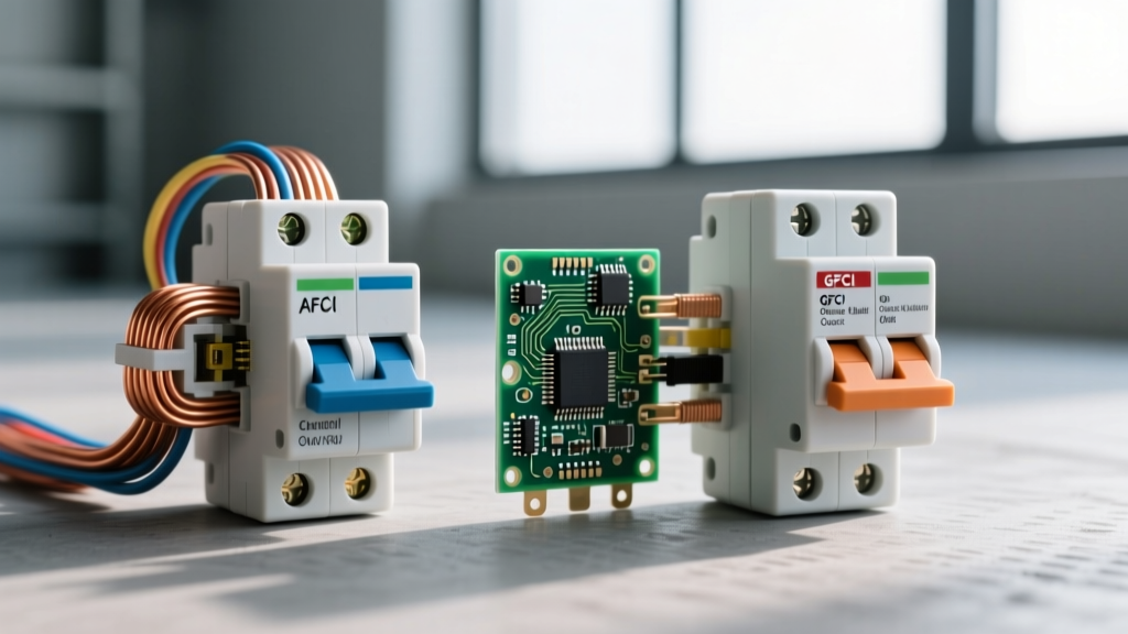 What Is the Difference Between AFCI and GFCI Breakers and Receptacles?
