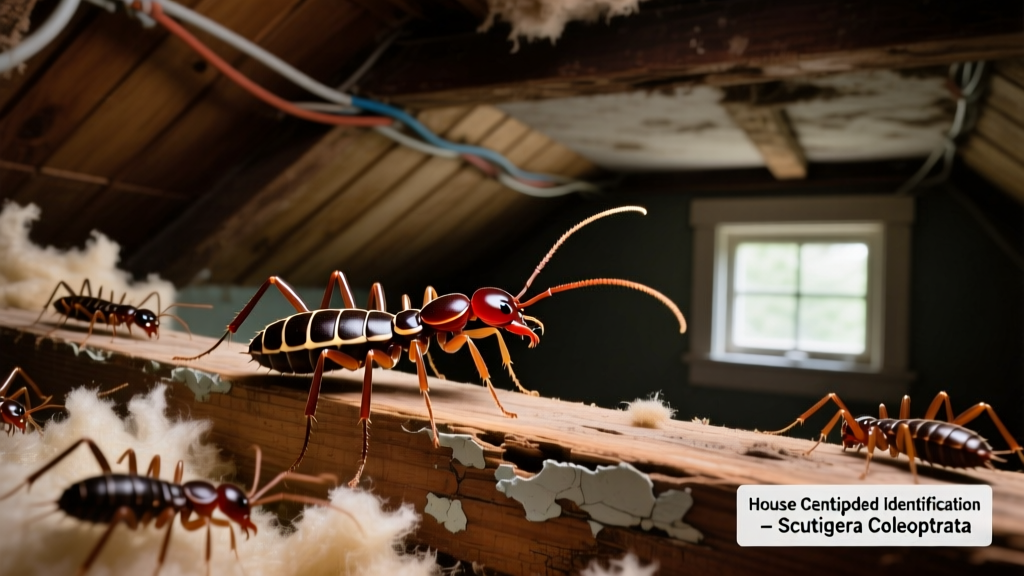 House Centipedes in the Attic: Identification & Control