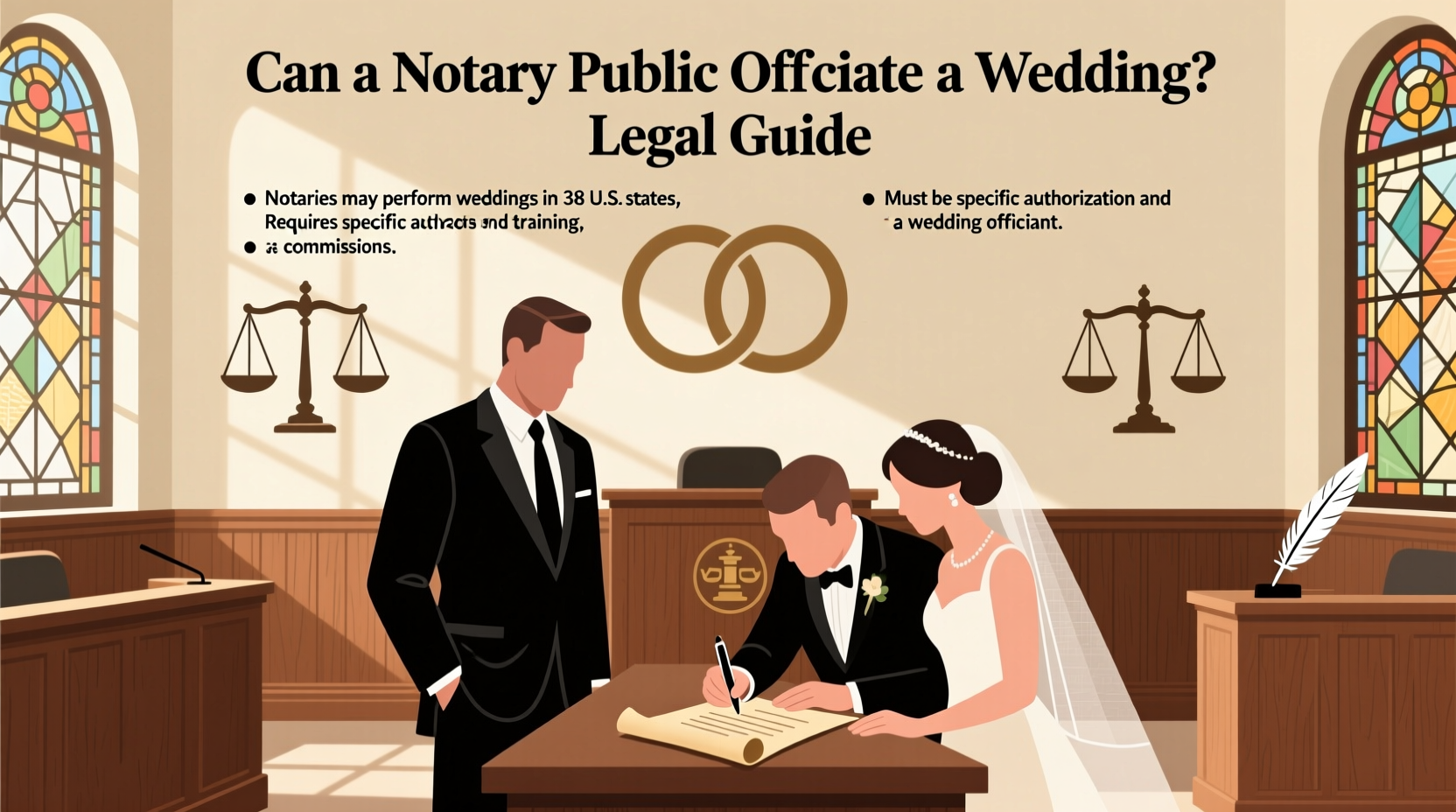 can a notary public officiate a wedding