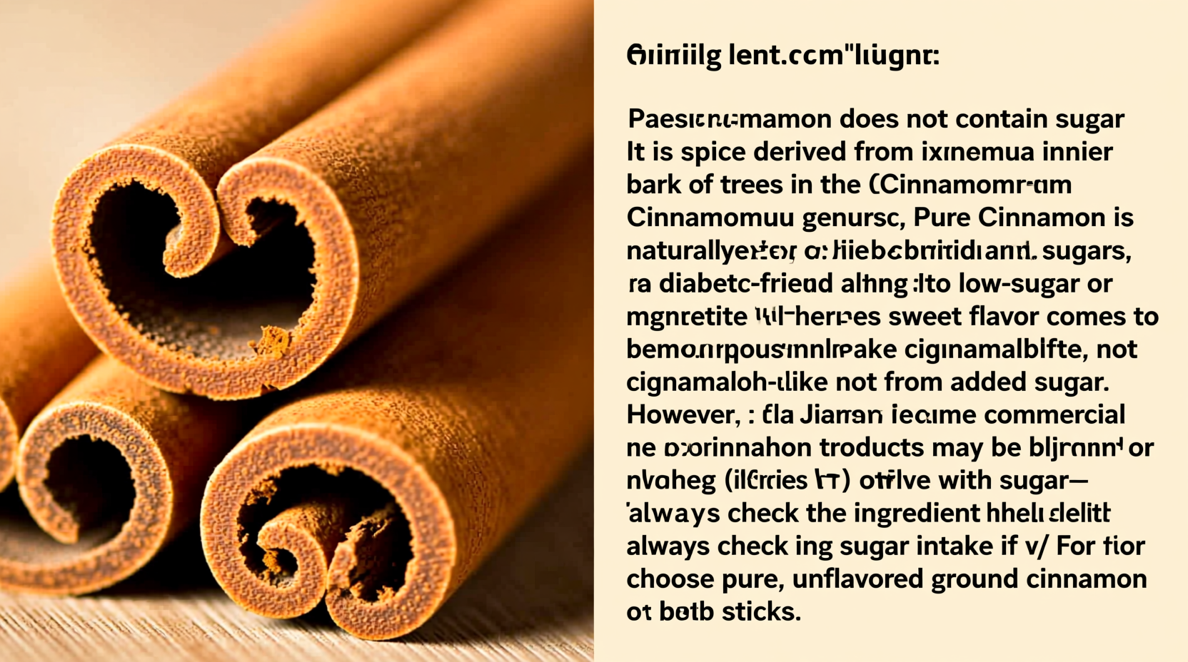 Does Cinnamon Have Sugar? Pure Spice Facts Revealed