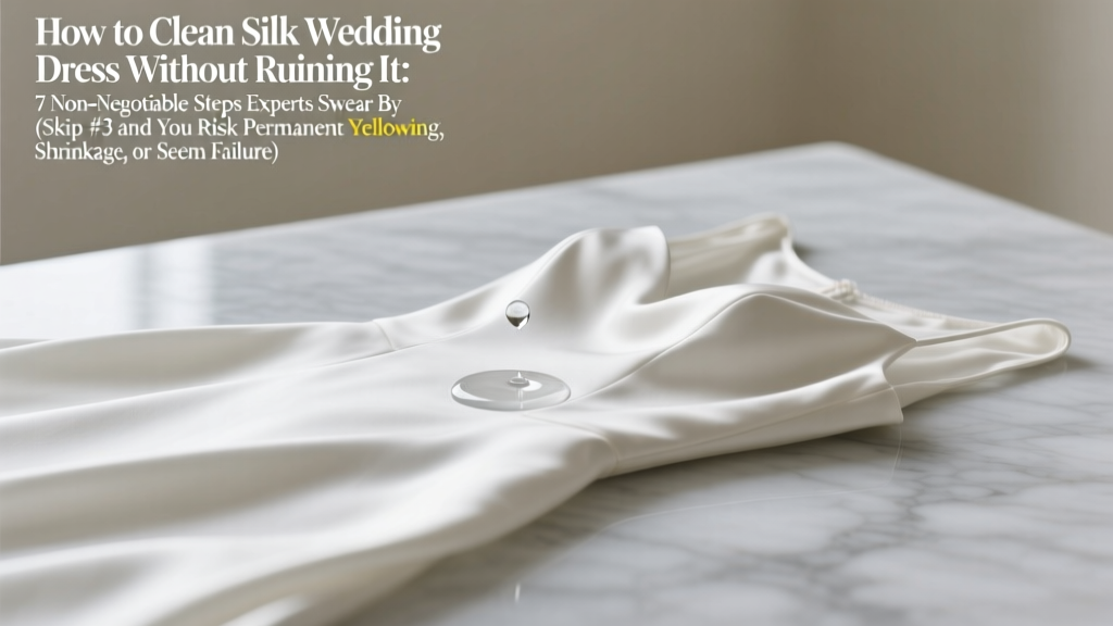How to Clean Silk Wedding Dress: Expert Guide (2026)