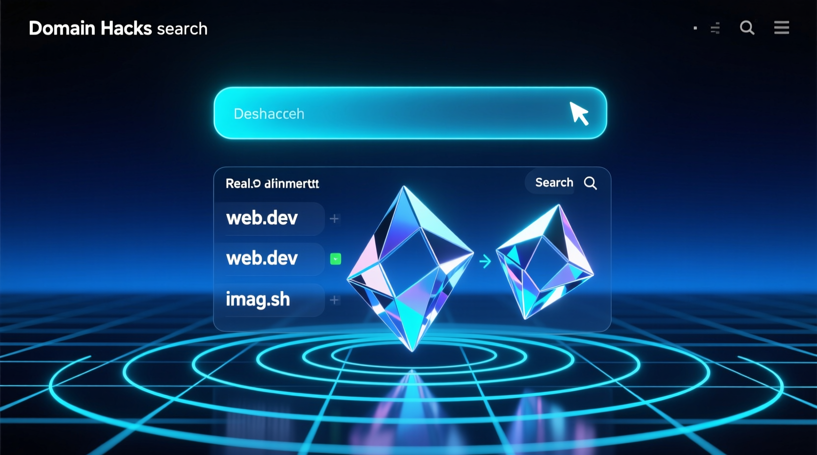 domain hacks search tool