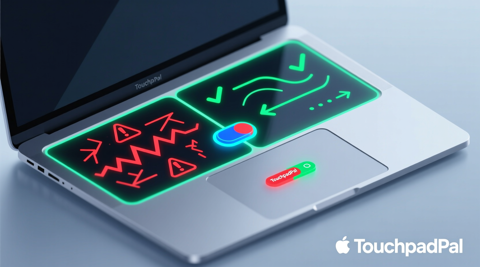 touchpadpal decreases errors by disabling the touchpad