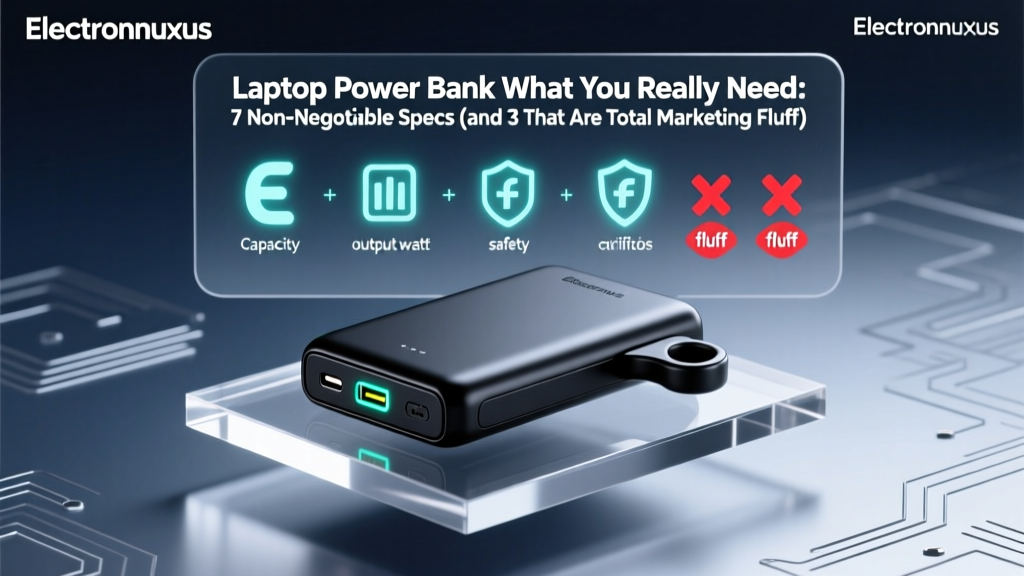 Laptop Power Bank What You Really Need: 7 Non-Negotiable Specs (and 3 That Are Total Marketing Fluff)