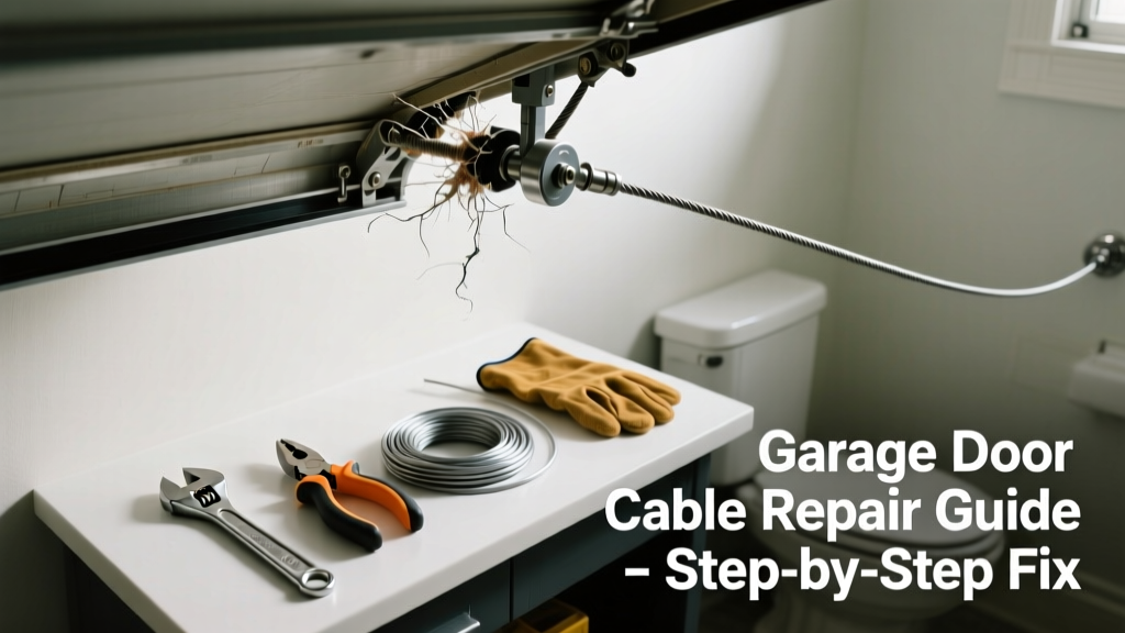 Garage Door Cable Broken in Bathroom: Fix Guide