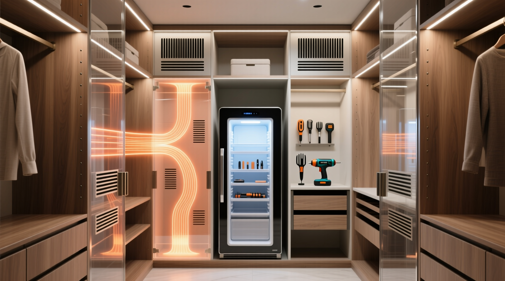 closet organization tips for beauty fridges tools