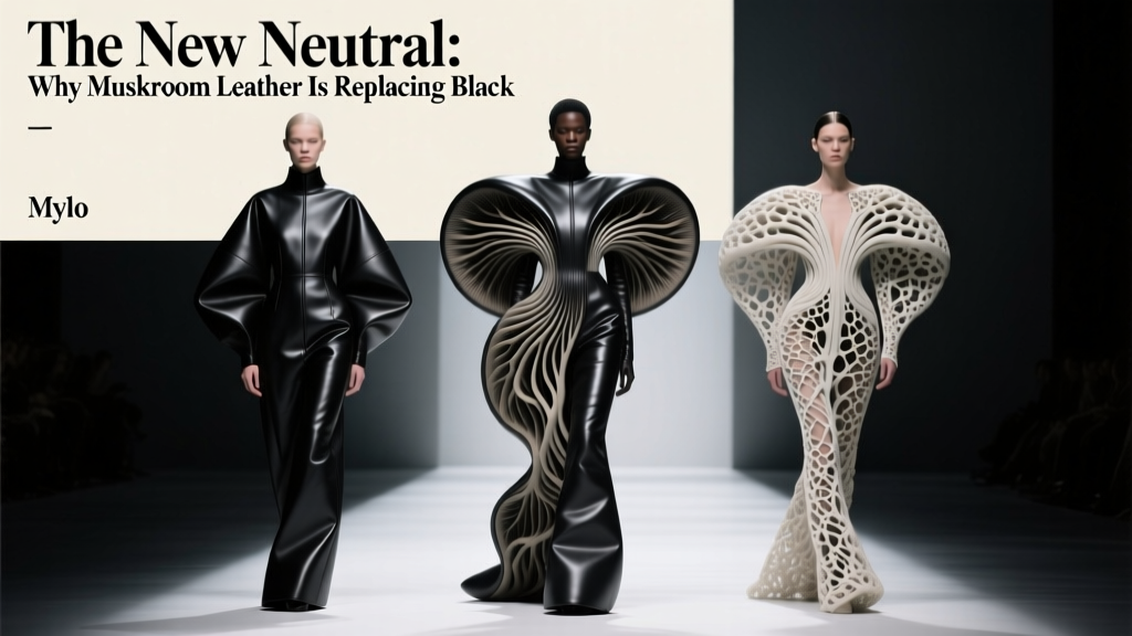 The New Neutral: Why Mushroom Leather Is Replacing Black ...