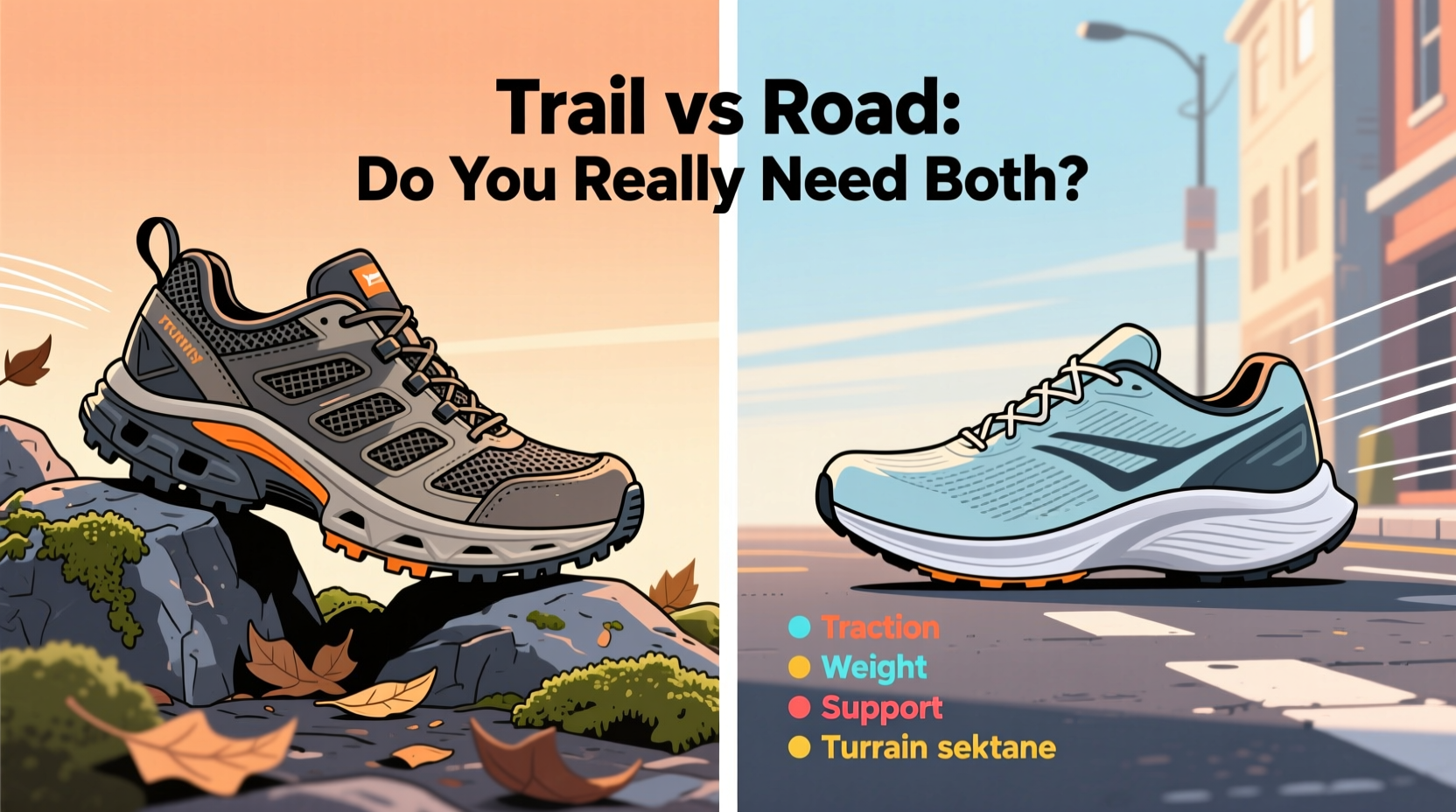 trail running vs road shoes do you really need both