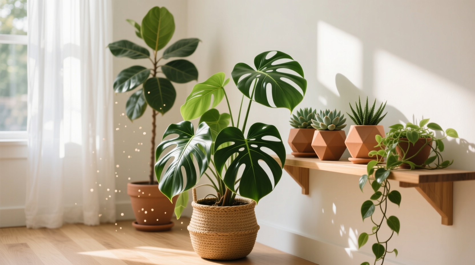 bright houseplants