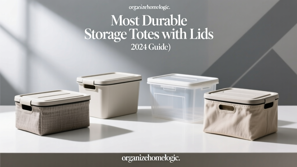 Most Durable Storage Totes with Lids (2024 Guide)