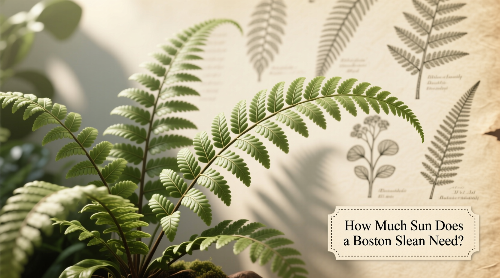 How Much Sun Does Boston Fern Need