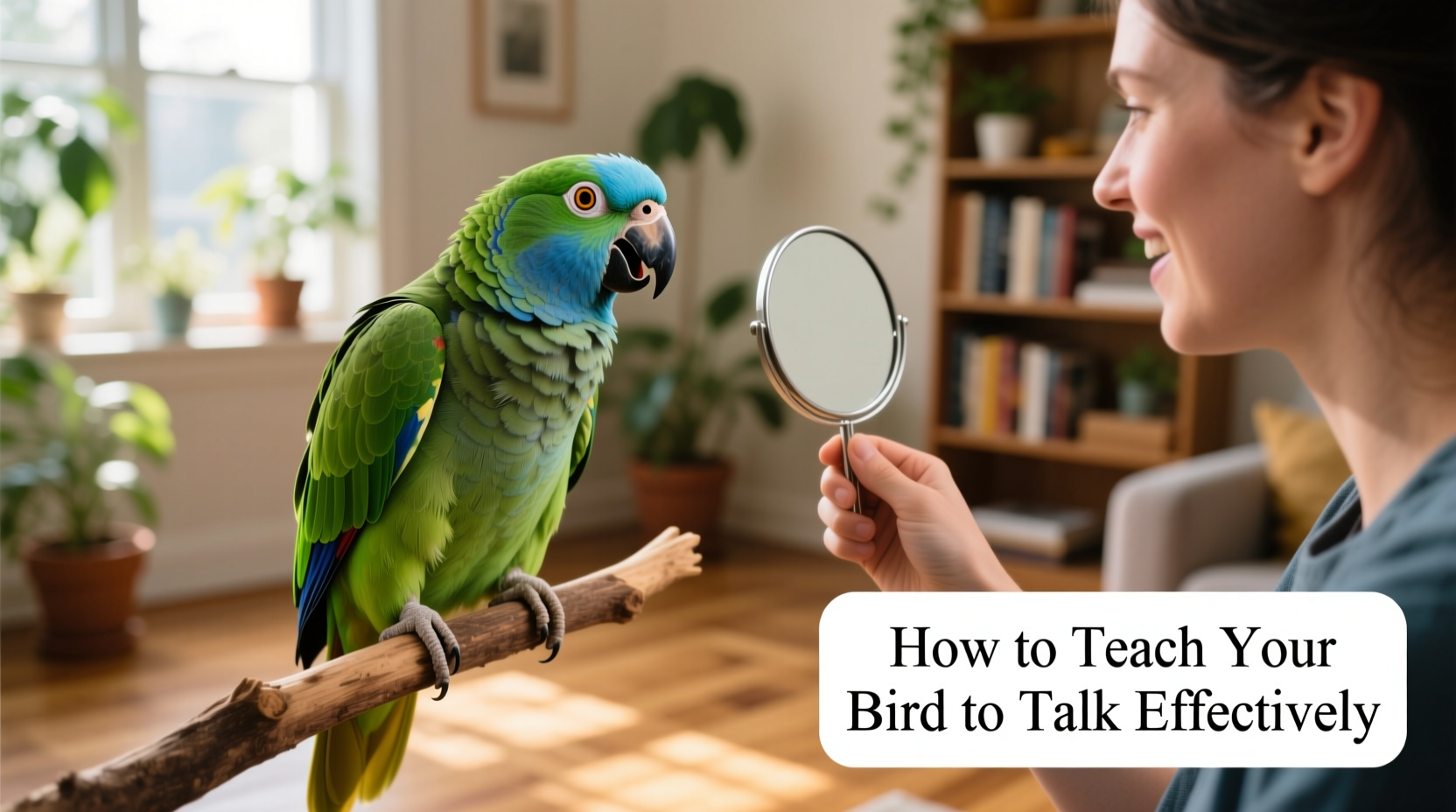 how to teach my bird to talk