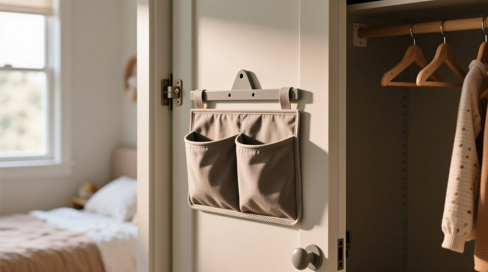 closet door pocket vs hanging caddy toddler proof truth