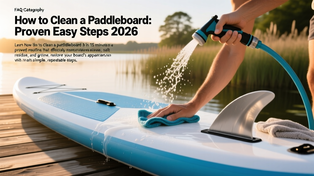 How to Clean a Paddleboard: Proven Easy Steps 2026