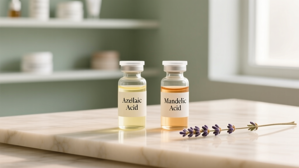 Azelaic vs Mandelic Acid for Combination Skin