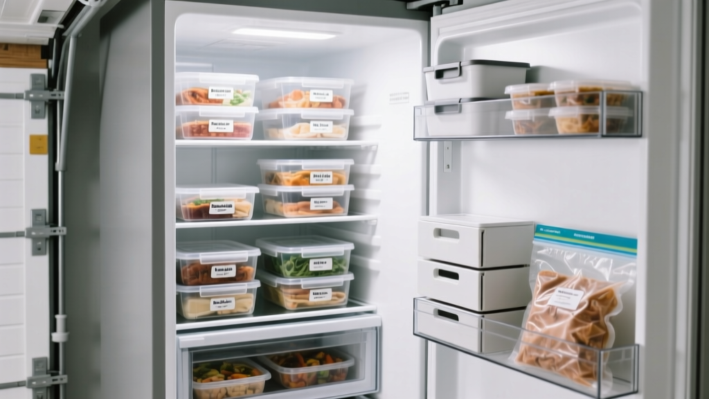Garage Freezer Organization System: Keeping Frozen Meals ...