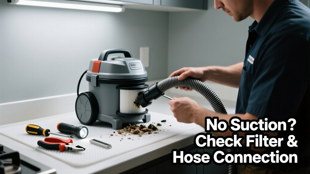 Central Vacuum No Suction in Kitchen: Quick Fixes