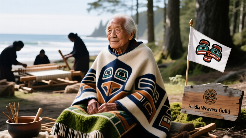 Haida Chiefs Blanket Chilkat Weaving Technique And Wool Dyeing