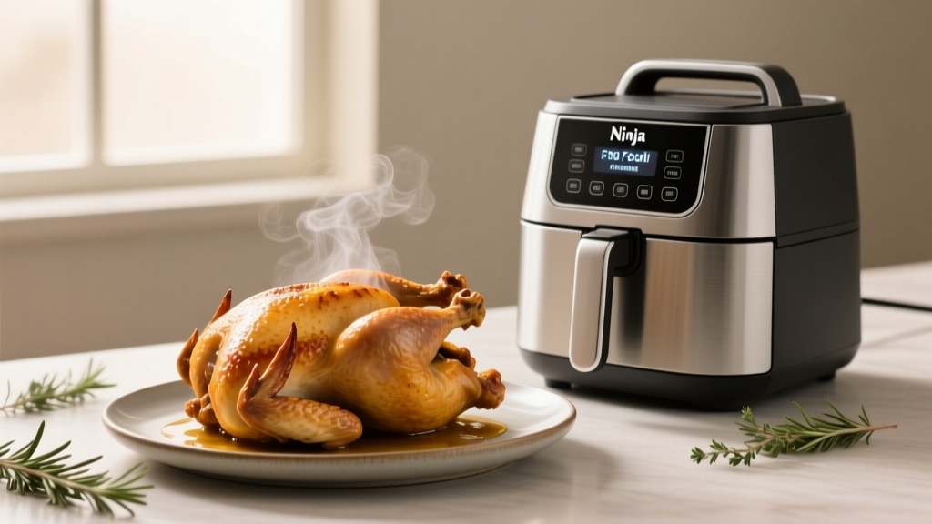 How to Roast a Whole Chicken in Ninja Foodi Grill