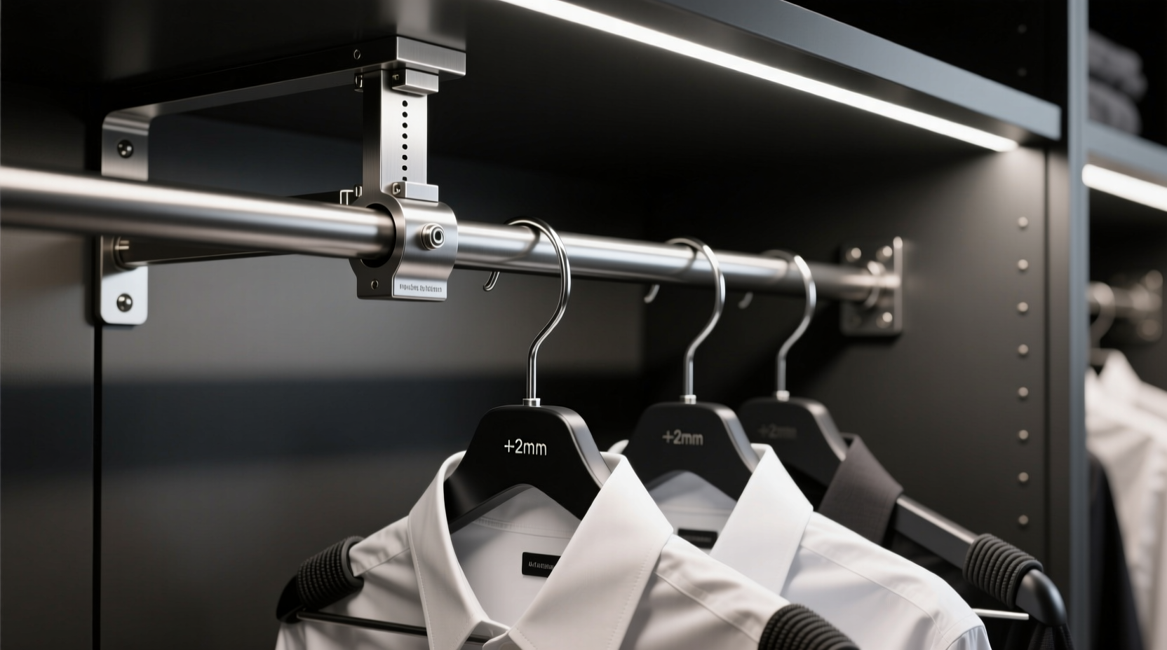closet rod height too low fix shirt slipping permanently