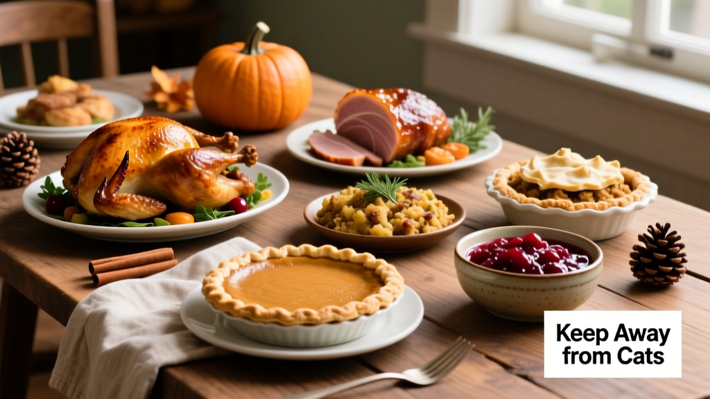 19 Holiday Foods To Keep Away From Your Cat
