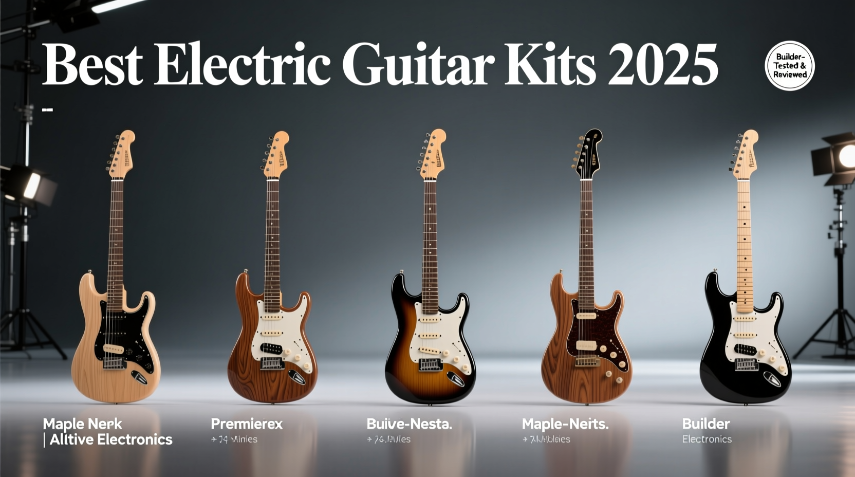 best selling electric guitar kit