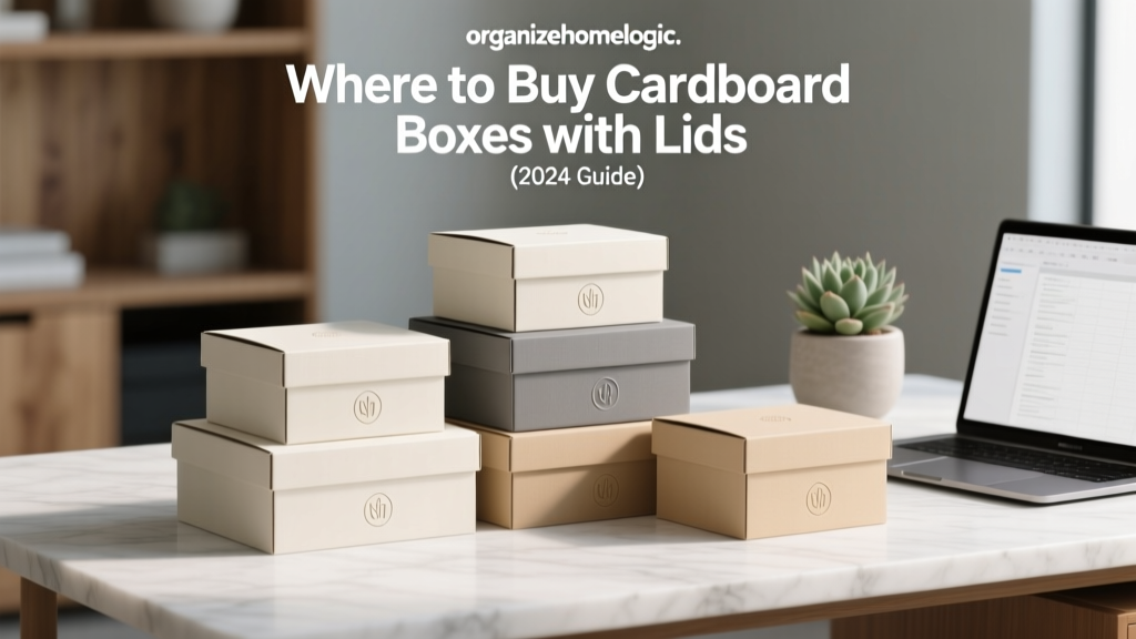 Where to Buy Cardboard Boxes with Lids (2024 Guide)