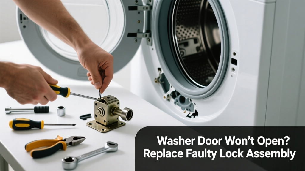 Washer Door Won’t Open: Replace Faulty Lock Assembly