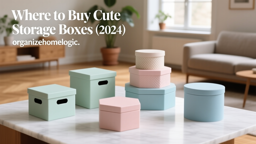 Where to Buy Cute Storage Boxes (2024 Guide)