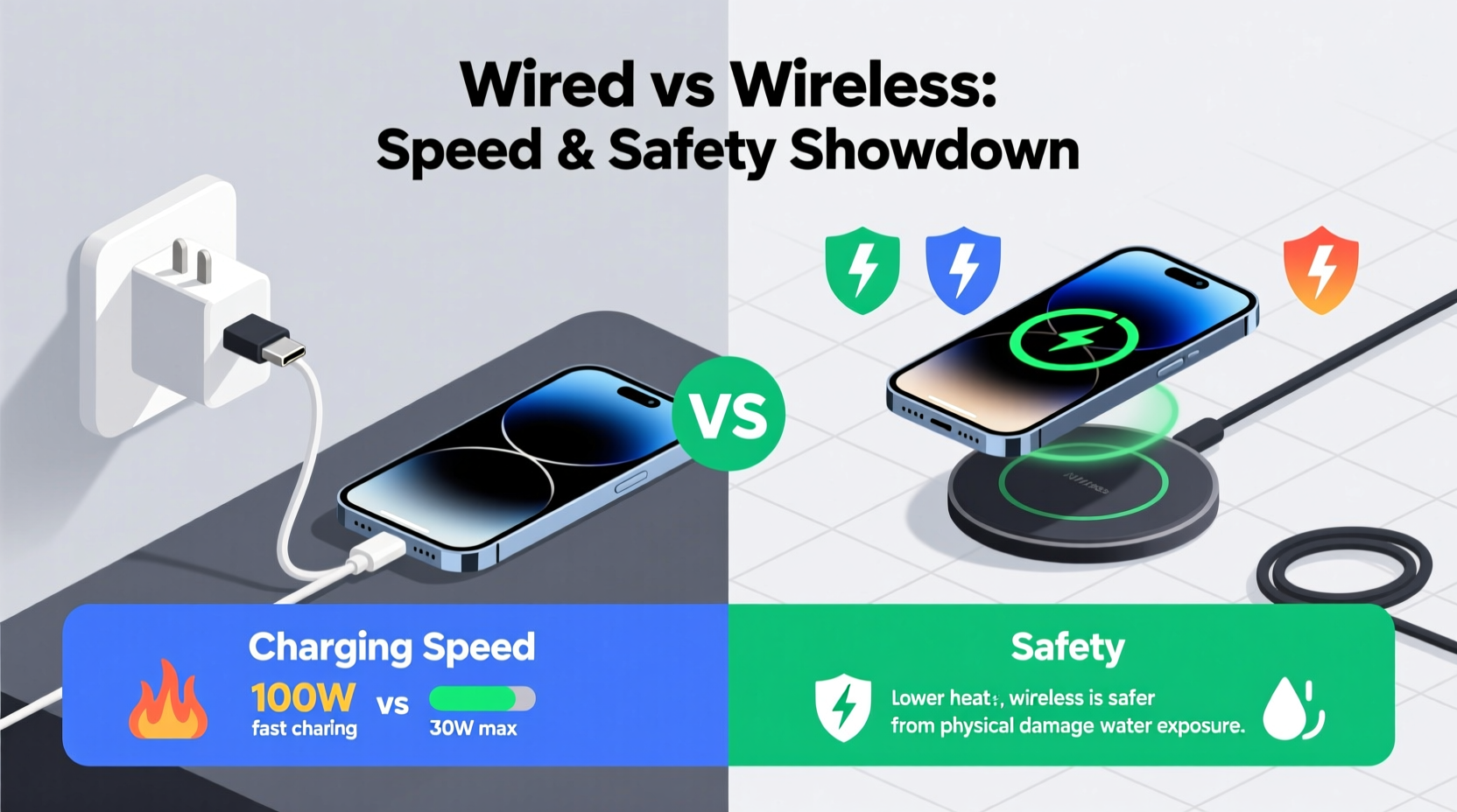 wireless charging vs wired which is faster and safer for daily use