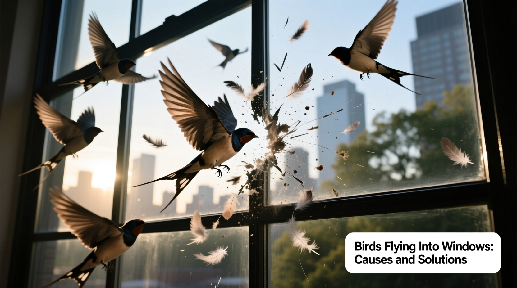 Birds Flying Into Windows: Causes and Solutions