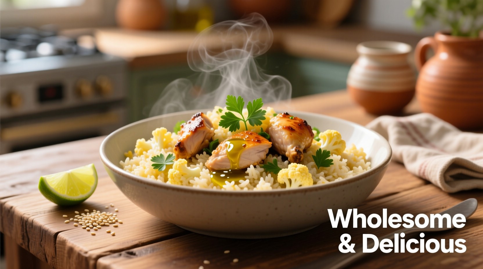 Perfect Chicken Cauliflower Rice Recipe: Healthy & Flavorful