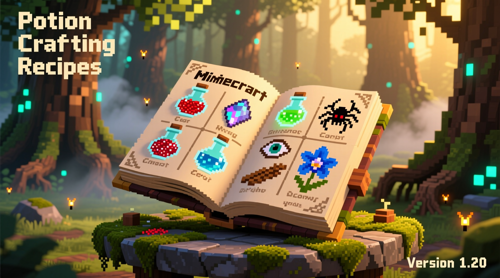 potion crafting recipes minecraft