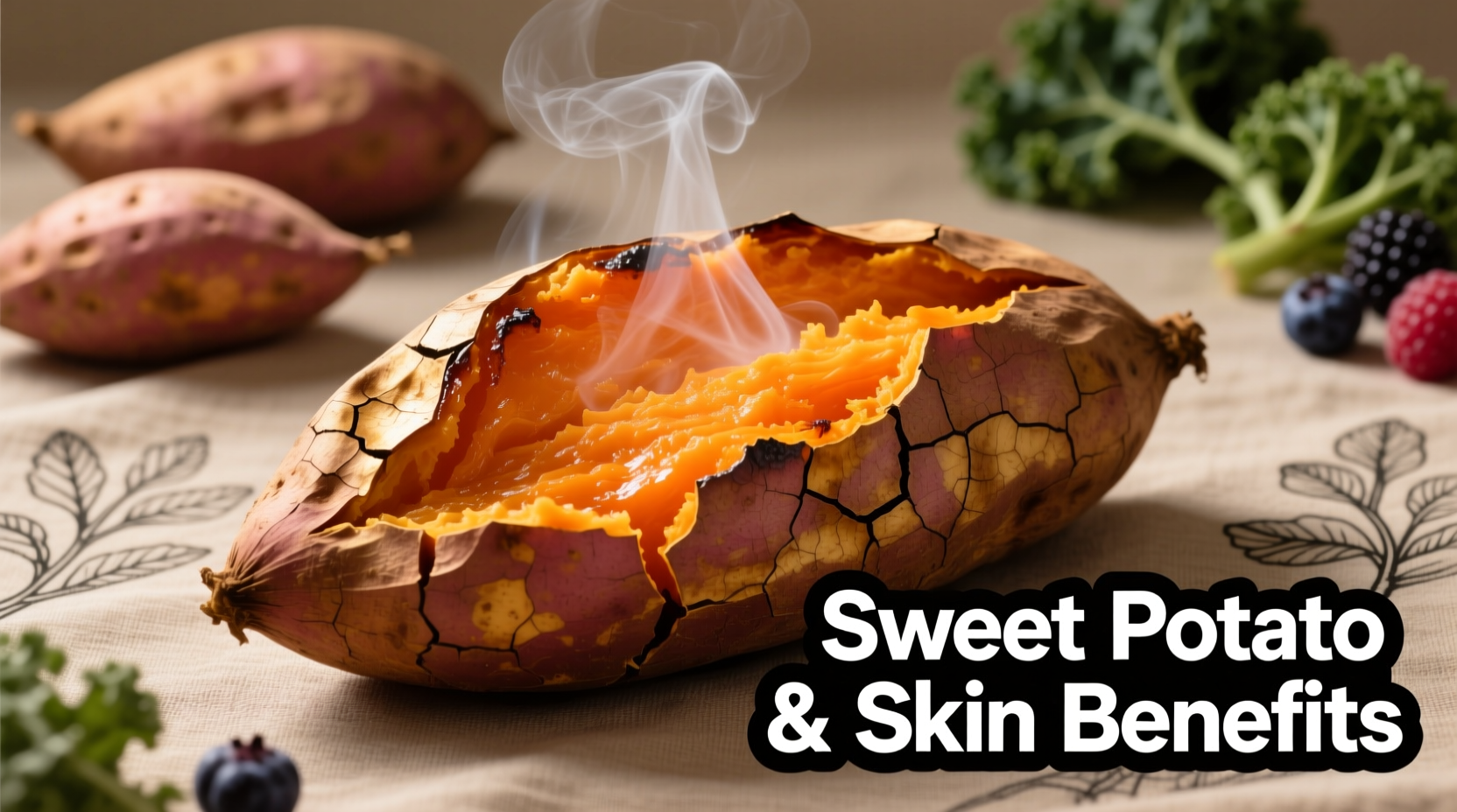 sweet potato and skin benefits