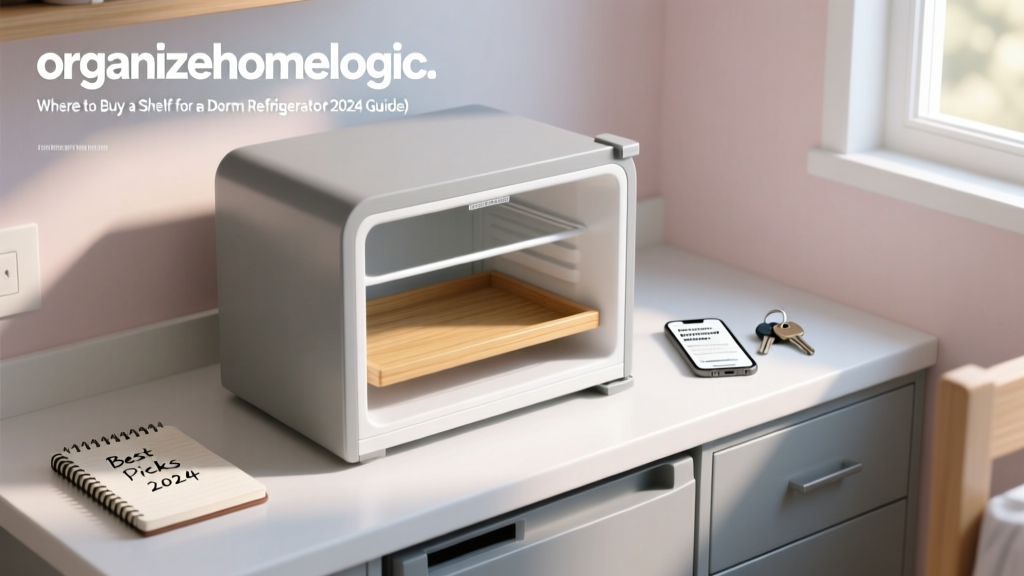 Where to Buy a Shelf for a Dorm Refrigerator (2024 Guide)
