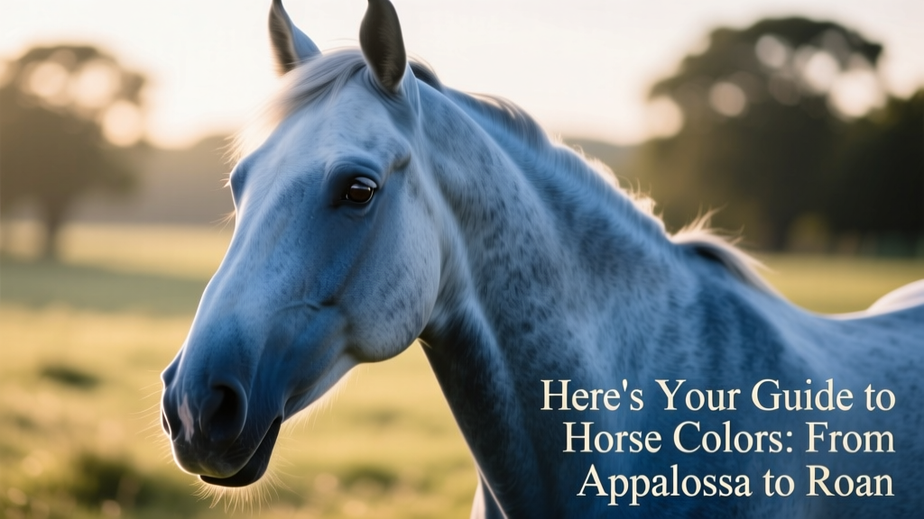 Close-up portrait of a blue roan horse with expressive eyes and a glossy, subtly flecked coat