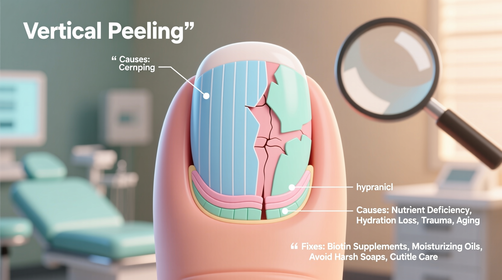 why do my nails peel vertically causes and strengthening fixes