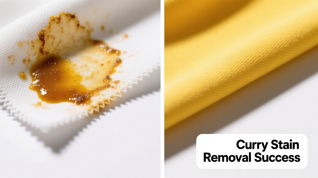 How to Remove Curry Stains from Polyester Fabric