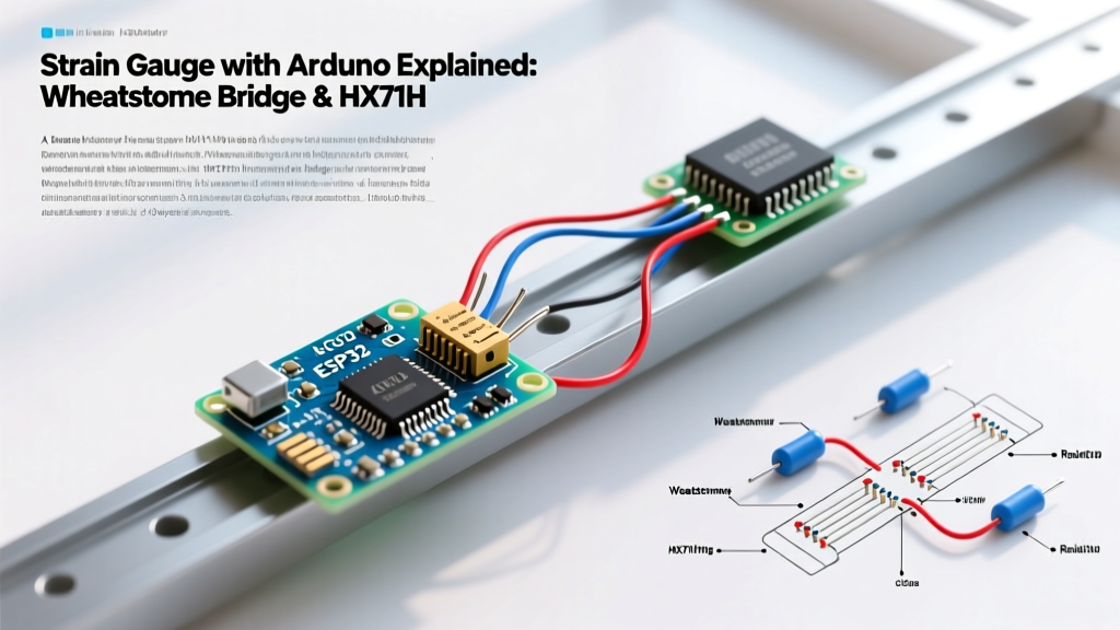 Strain Gauge with Arduino Explained: Wheatstone Bridge & HX711
