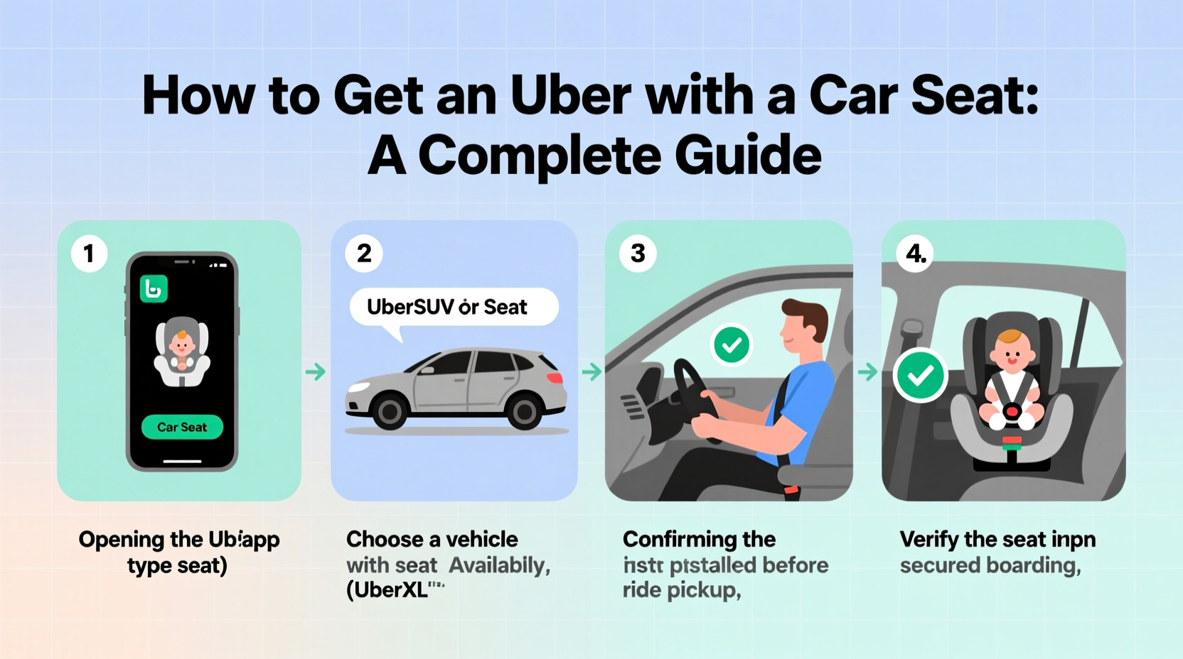 how do you get an uber with a car seat