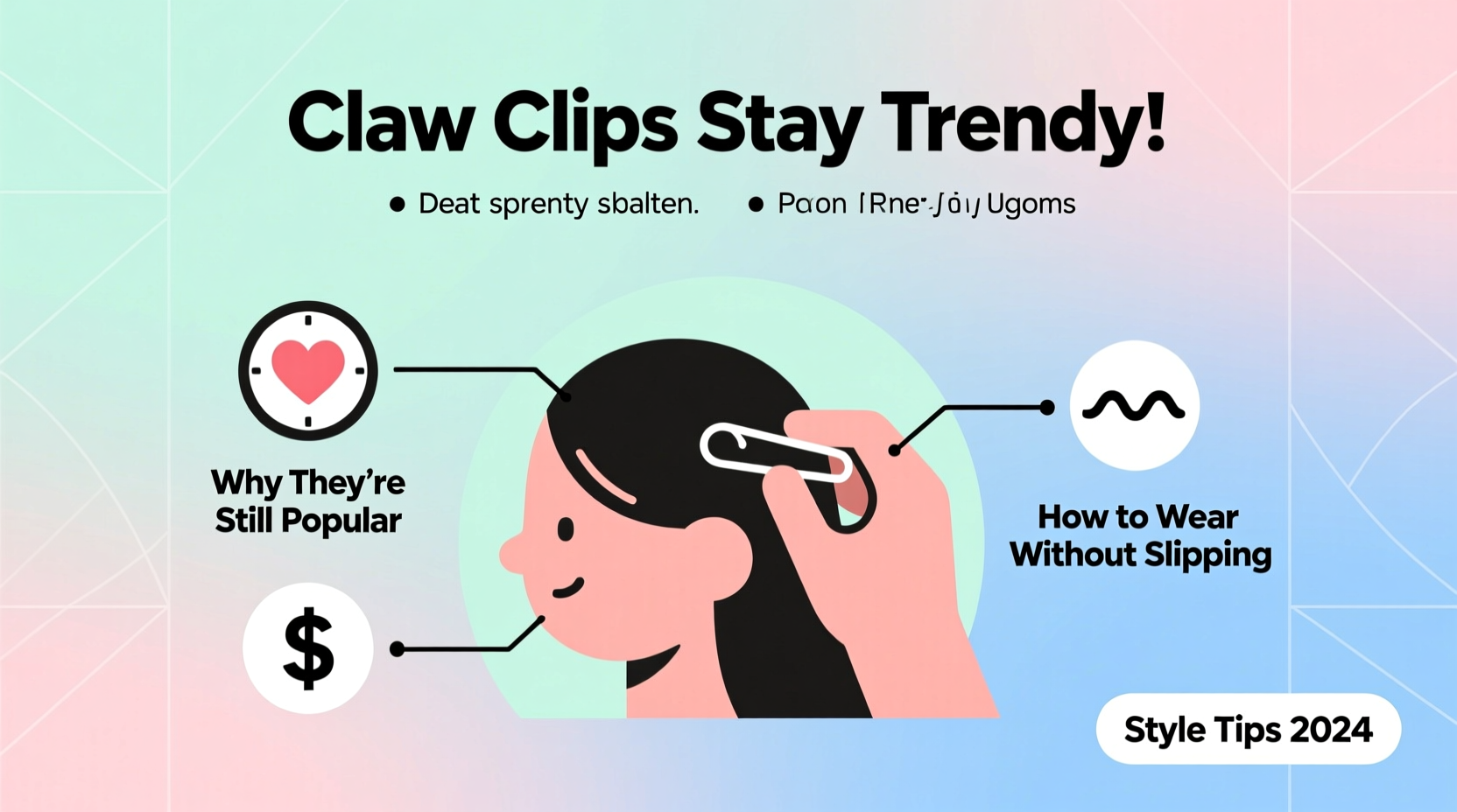 why are claw clips still popular and how to wear them without slipping