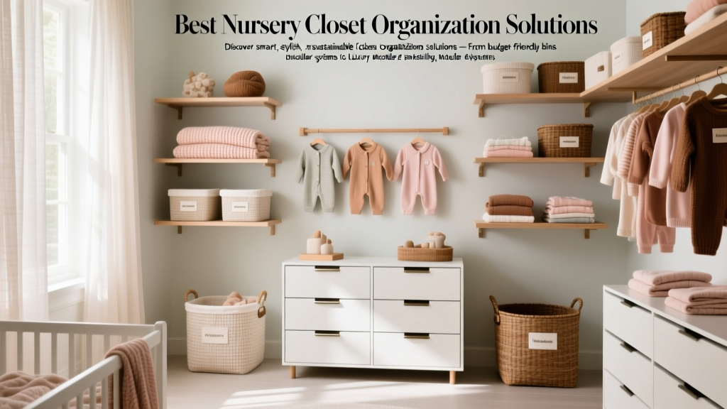 Best Nursery Closet Organization Solutions