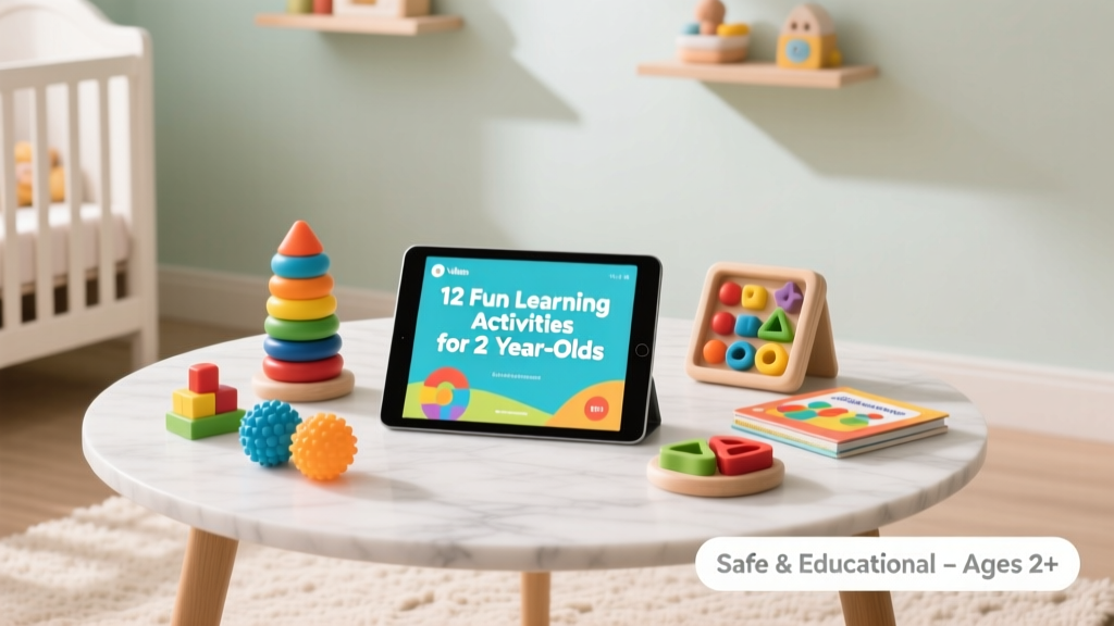 12 Fun Learning Activities for 2-Year-Olds: Evidence-Based, Screen-Smart Play Ideas (With Video Demonstration)