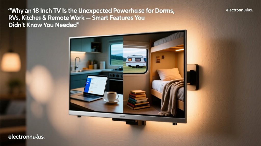 Why an 18 Inch TV Is the Unexpected Powerhouse for Dorms, RVs, Kitchens & Remote Work — Smart Features You Didn’t Know You Needed