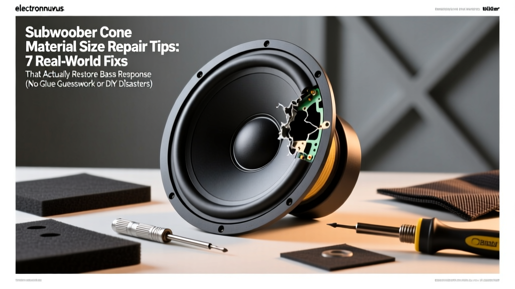 Subwoofer Cone Material Size Repair Tips: 7 Real-World Fixes That Actually Restore Bass Response (No Glue Guesswork or DIY Disasters)