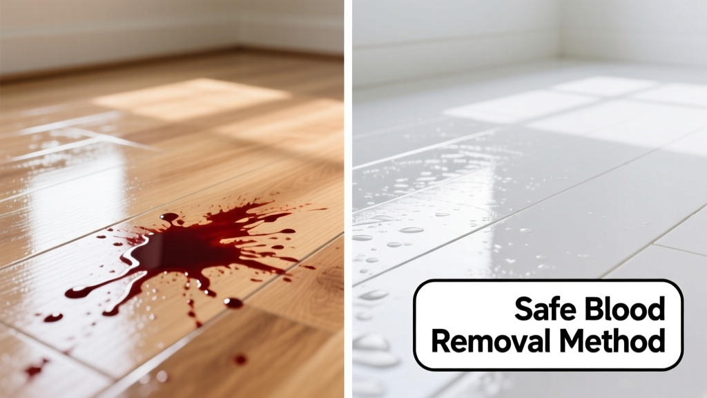 How to Remove Blood from Laminate Flooring Safely