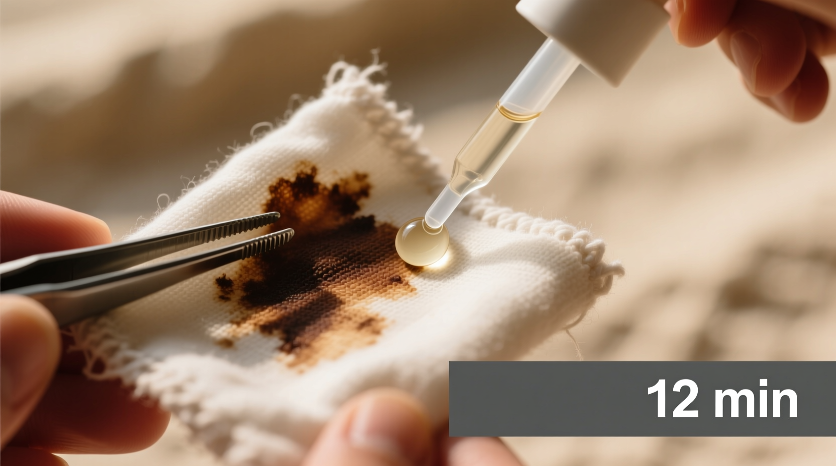 how to remove dried kombucha stains safely