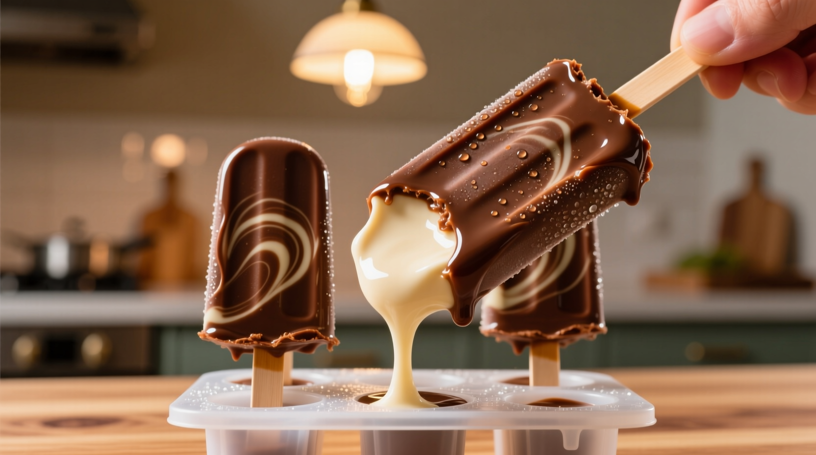 make perfectly fudgey fudge pops with silken tofu