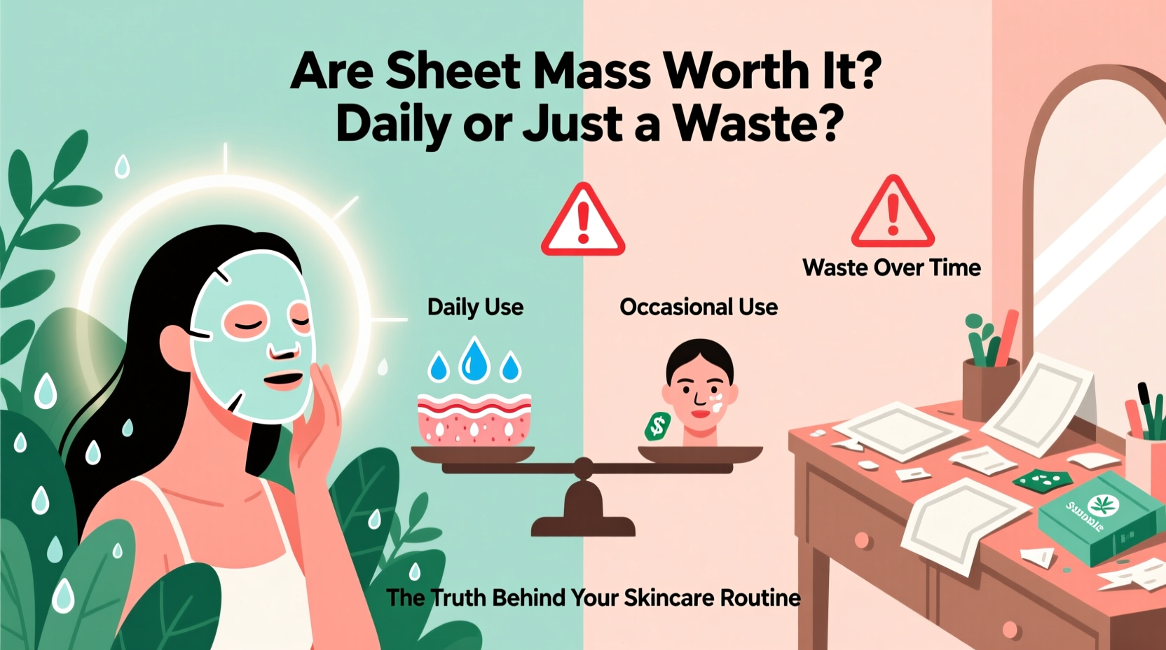 are sheet masks worth using daily or just a waste of money over time