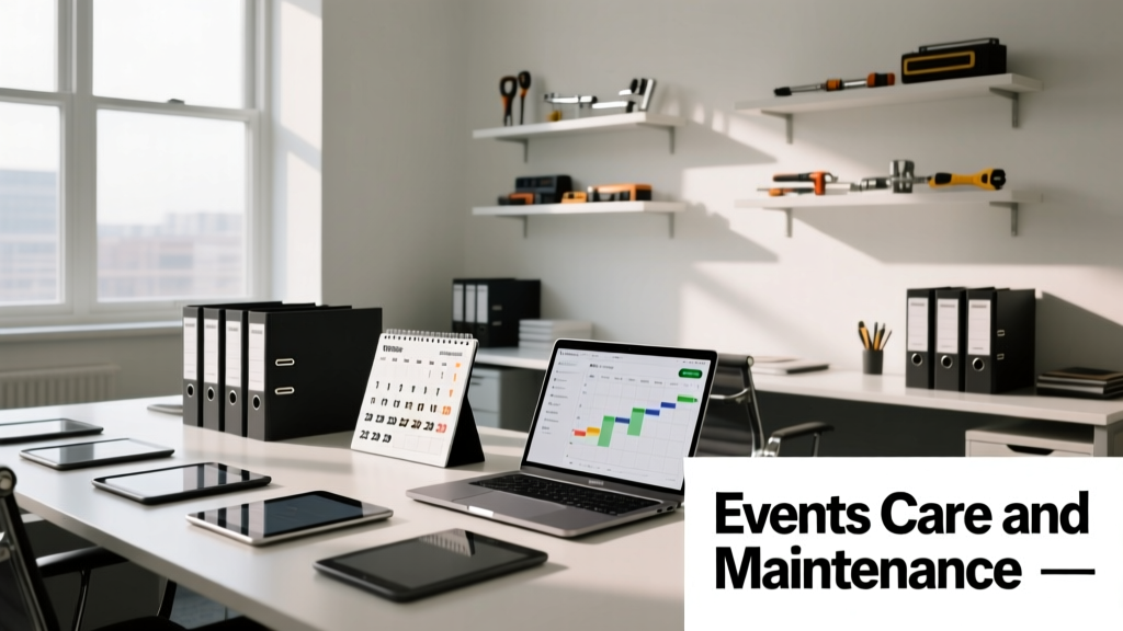 Event Equipment Care and Maintenance Guide